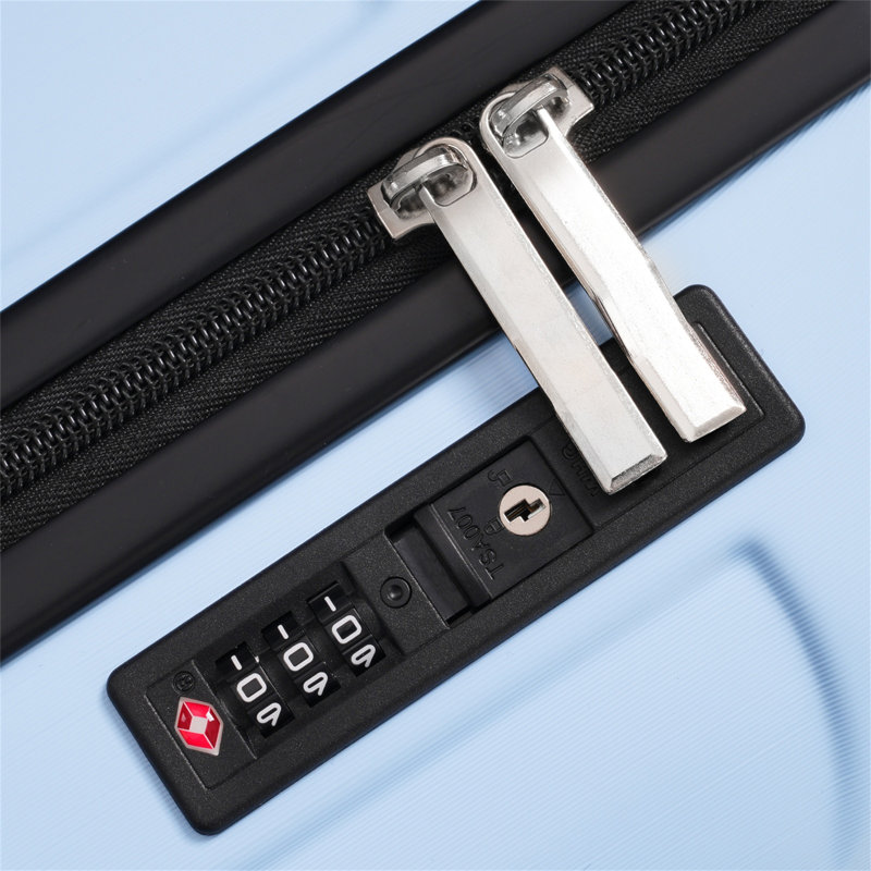Bagage à main 20 pouces Hardshell, valise légère en ABS durable avec roulettes pivotantes, verrou TSA intégré, 2 cubes de rangement