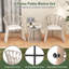 3 Piece Patio Leisure Chair Set Rope-Woven Armchairs & Table Set