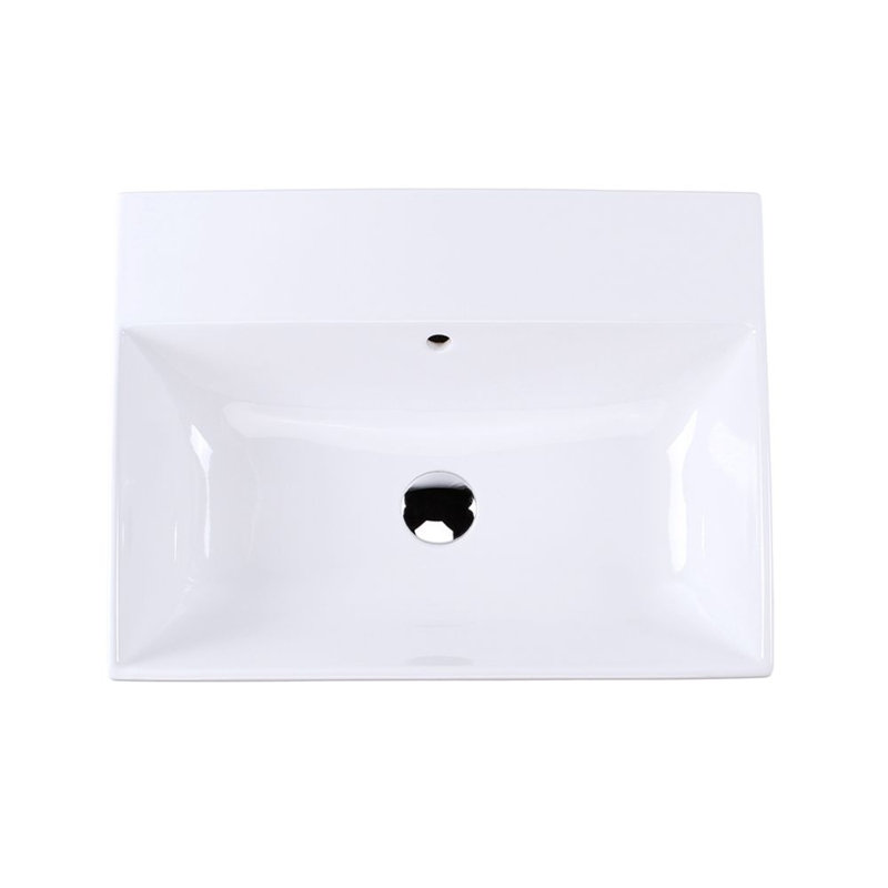 Aquasei 23.75'' L Bathroom Sink, 0 Hole
