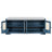 Rustic Storage Bench Multifunctional Wood Entryway Shoe Bench With Removable Cushion, Woven Rattan Doors & Adjustable Shelves For Hallway, Living Room (Antique Navy+Beige )-1175618483