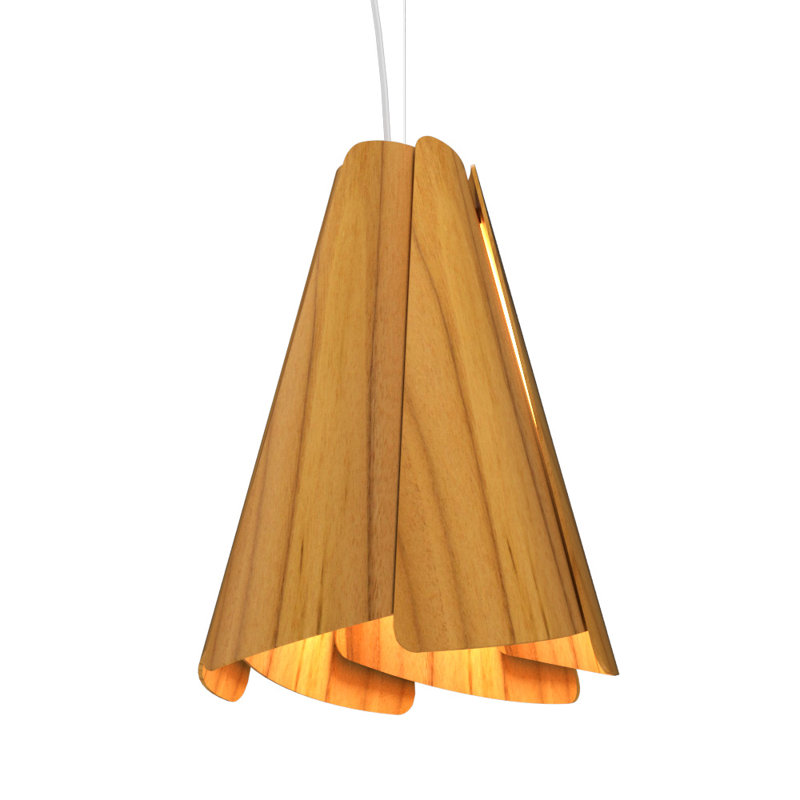 Fuchsia 1 - Light Pendant, Teak