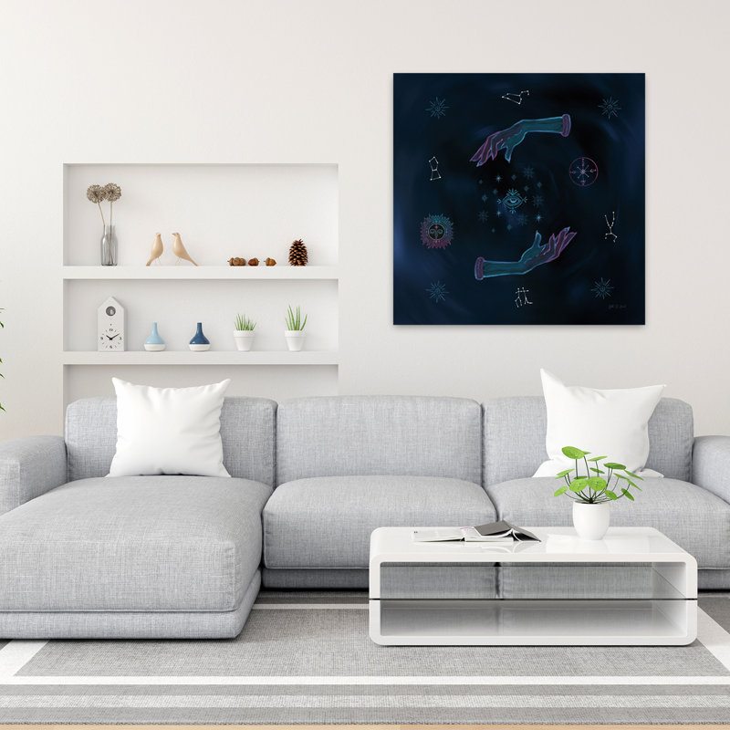 Mystic Magic, art contemporain, H 36 po x l 36 po