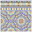 Sevillano Andalusia 8" x 8" Ceramic Patterned Field Wall Tile