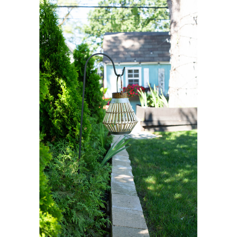 Echo Valley 2398 Lumisphere Wicker Solar Lantern - Conical