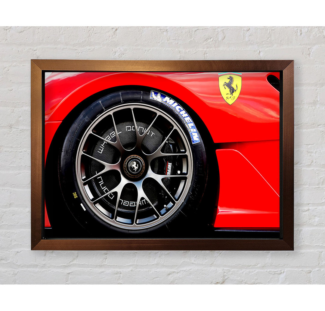 Ferrari F430 Rad Gerahmter Druck