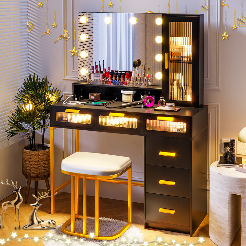 Seandell Vanity, Black