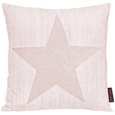 Sternschnuppe Single Star Cotton Throw Pillow