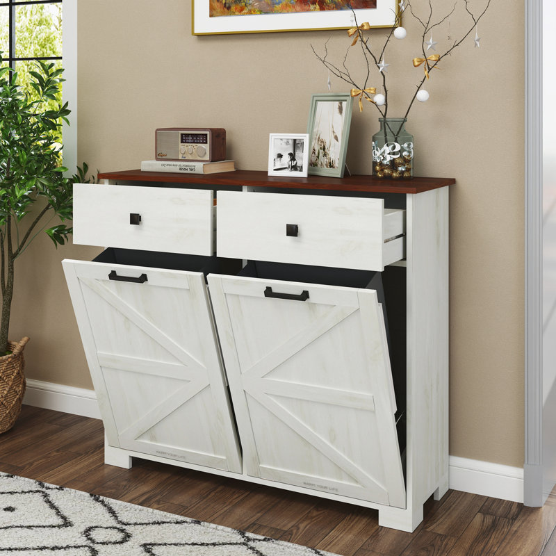 Cabinet with two Doors and two drawers