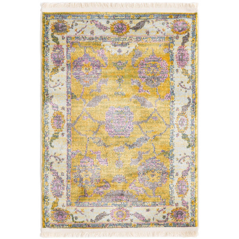 Ikat Indoor Rug, Rectangle 2'2" x 3'