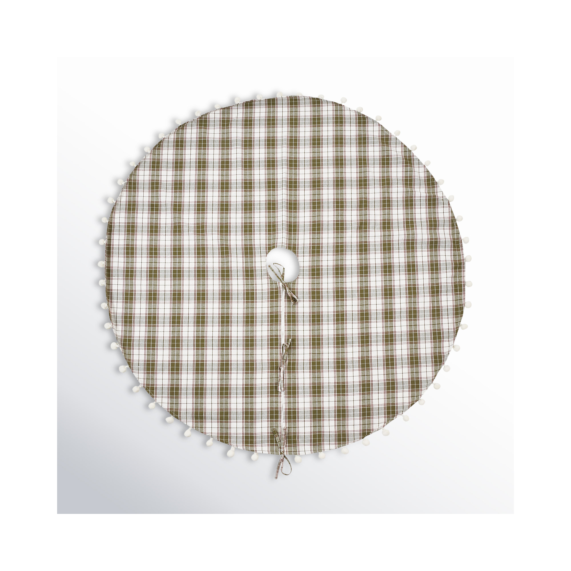 Reber Collection Cotton Tree Skirt, 53" H x 53" W