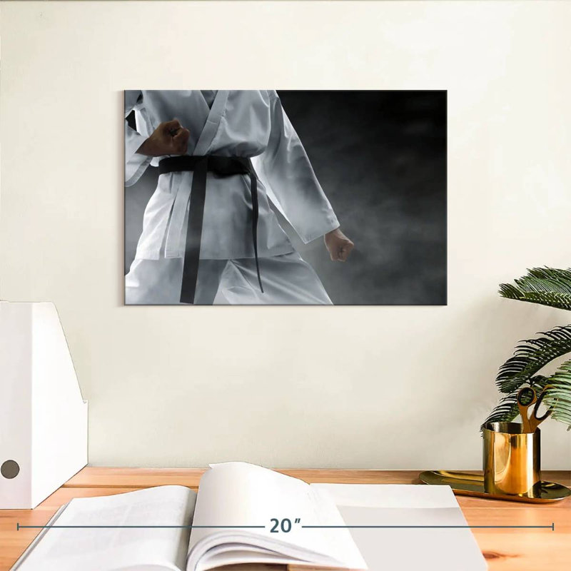 Arts martiaux Sireci - ceinture noire, H 8 po x l 12 po