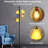 68" Dimmable Industrial Floor Lamp With 3 LED Edison Bulbs, Farmhouse Tree Floor Light For Living Room, Bedroom, Office, Birdcage-Shade Design-28843093