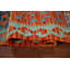 Tapis de salon réversible en laine Kilim 7 x 9
