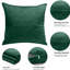 Aspire Homeware Diamond-Pattern Square Velvet Cushion Cover-215452022-214866931