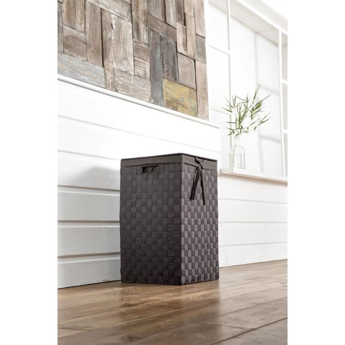 Laundry Hamper, Chocolate