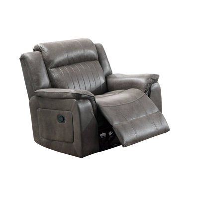 Contemporary Manual Motion Glider Recliner Chair for Living Room