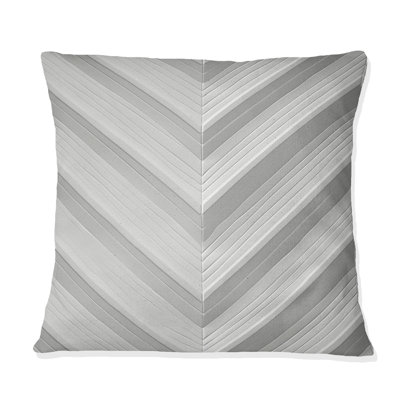 White Beige Midcentury II - Midcentury Throw Pillow