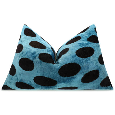 Polka Dots Velvet Throw Pillow