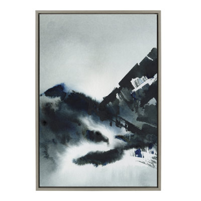 «Close Your Eyes and Rappel 4» par Maja Mitrovic de Makes My Day Happy, reproduction d'art sur toile encadrée