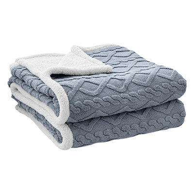 Kbndieu 120x200cm Tafu Lamb Blanket, Nap Blanket, Sofa Blanket, Winter Thickened Coral Velvet Blanket