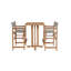 Captain 3 Piece Sunbrella Bar Height Dining Set-630700356