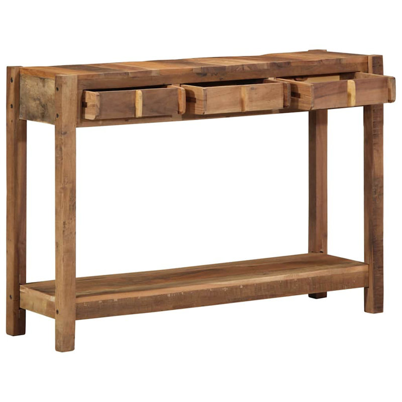 107cm Solid Wood Console Table