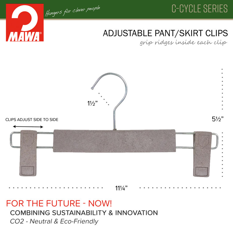 Cintre en plastique pour accessoires, Gris