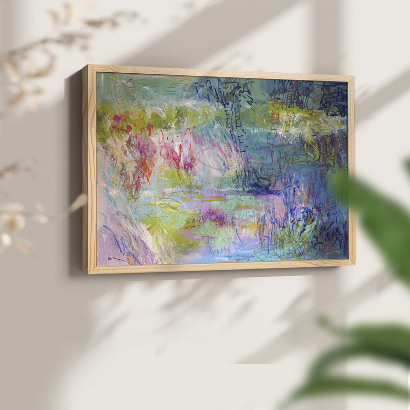 «Floating on a Dream», reproduction encadrée, H 8 po x l 10 po, Naturel