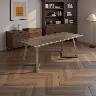 Bureau moderne en bois massif minimaliste