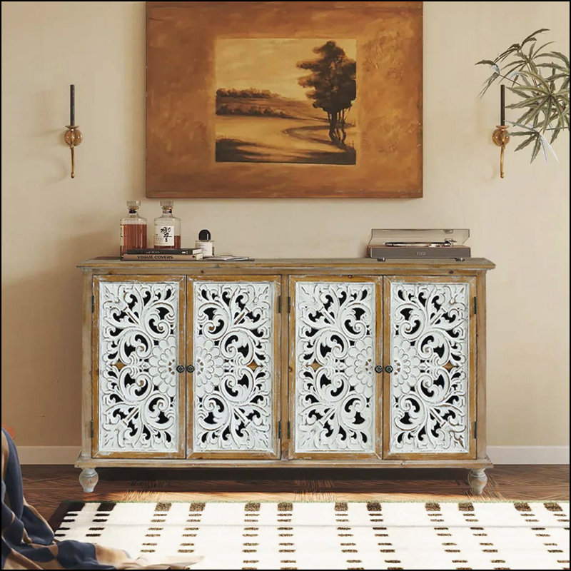 Armoire d'appoint avec 4 portes