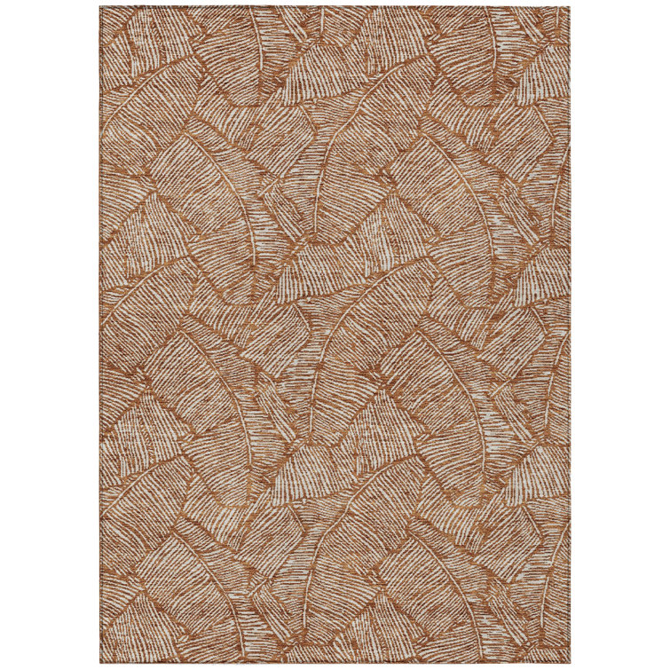 Colwart Flatweave Floral Indoor / Outdoor Rug
