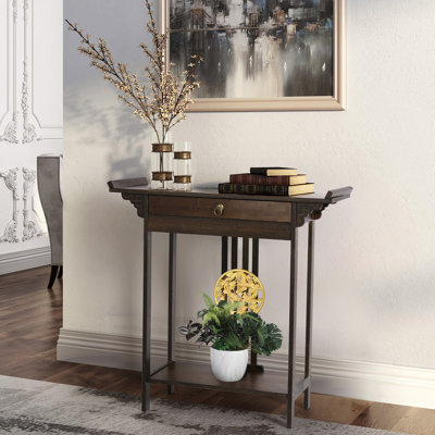 Domna 32.09'' Solid Wood Console Table