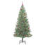 vidaXL Artificial Christmas Tree Snow Flocked with LED Light-946160770