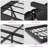 Queen Floating Bed Frame With LED Lights, Modern Fluted Floating Platform Bed With Heavy Duty Metal Slats, No Headboard-2114136079-2114136077