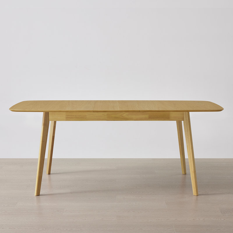 59-75'' Extendable Dining Table, Oak, 29.5"H x 59.1"L x 35.4"W