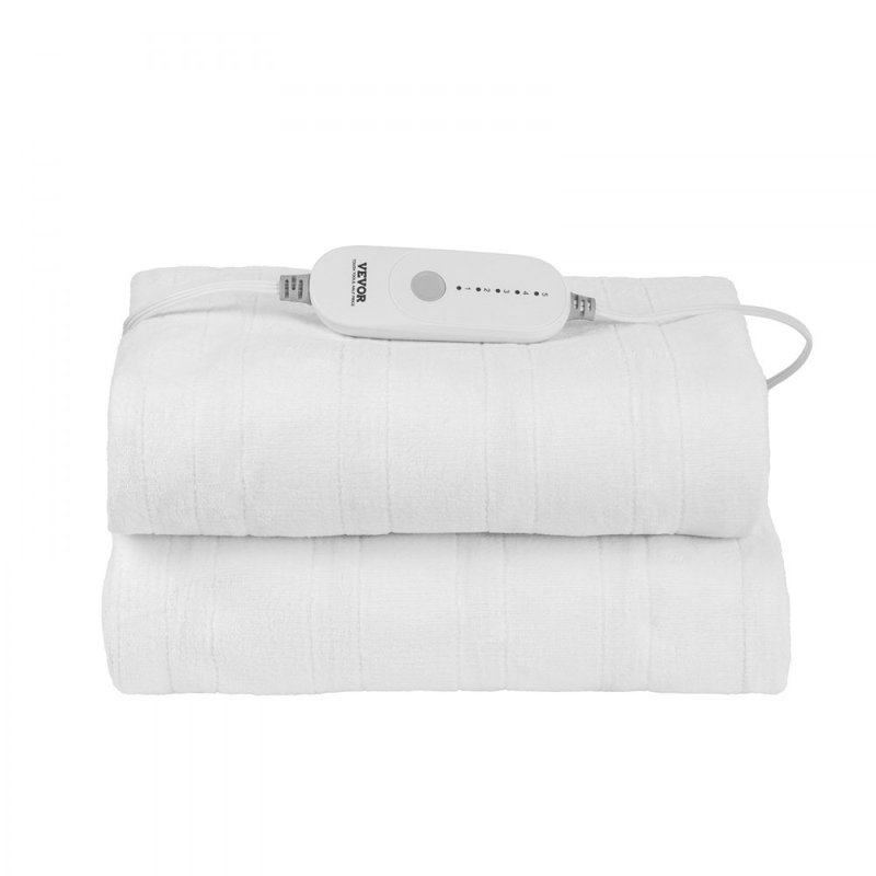 Chauffe-matelas chauffant électrique, corail, molleton, arrêt automatique, Très grand lit