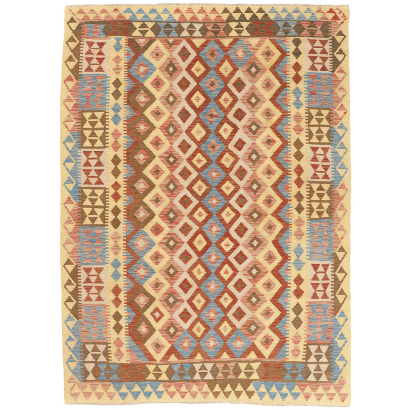 Geometric Hand Woven 176cm X 246cm Area Rug