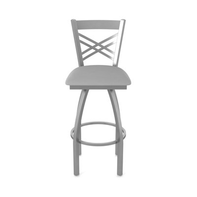 Catalina Stainless Steel Indoor/Outdoor Swivel Bar Stool
