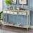 Console Table Sofa Table with Drawers for Entryway with Projecting Drawers-111695934