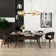 Volo Walnut Solid Wood Base Dining Table