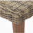 HAMPTON WOOD + WICKER OTTOMAN