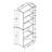 Bookshelf, Bookcase, 6 Tier, 72"H, Office, Bedroom Laminate, Transitional-2040466840