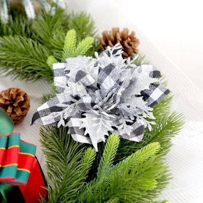 Christmas Decorations Woven Christmas Flowers Christmas Decorations Christmas Wreath Ornaments Christmas Tree Decoration Accessories Christmas Decorat