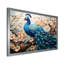 «Flower Peacock S Vibrant Show II», art mural sur toile paon-97080992-97080996