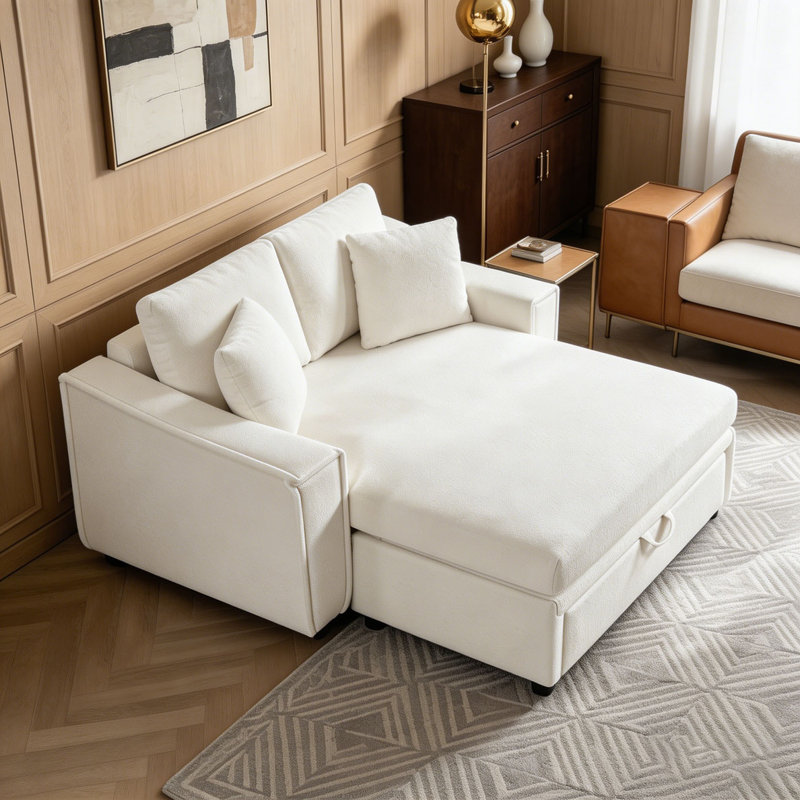 Canapé moderne 53,5 ", Gris
