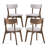Putnam Upholstered Dining Chairs with Curved Back & Rubberwood Legs -322568965-298005044