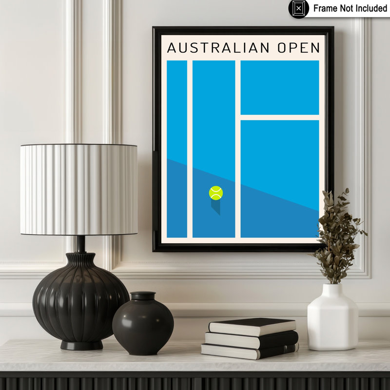 Tennis Open d'Australie, Unframed, Poster, 24"H x 32"W