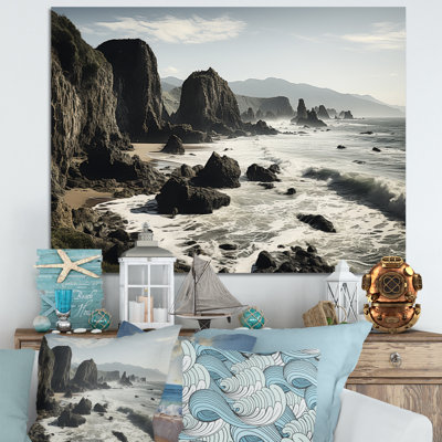 «Aliceyn Beach Cliffhanger», impression sur toile