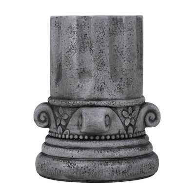Cement Outdoor End Tables For Patio, Gardenaccent Table, Modern Small Round Side Tablefor Outside, Tree Stump Garden Stool Drumtable Indoor And Outdoor