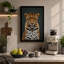 Leopard Portrait Modern - Wrapped Canvas-237643106-237643109